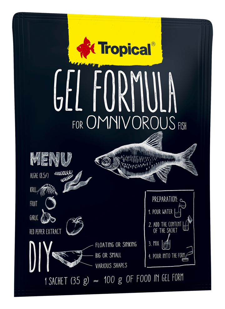 Tropical Gel Formula for Omnivorous Fish (1.8oz)
