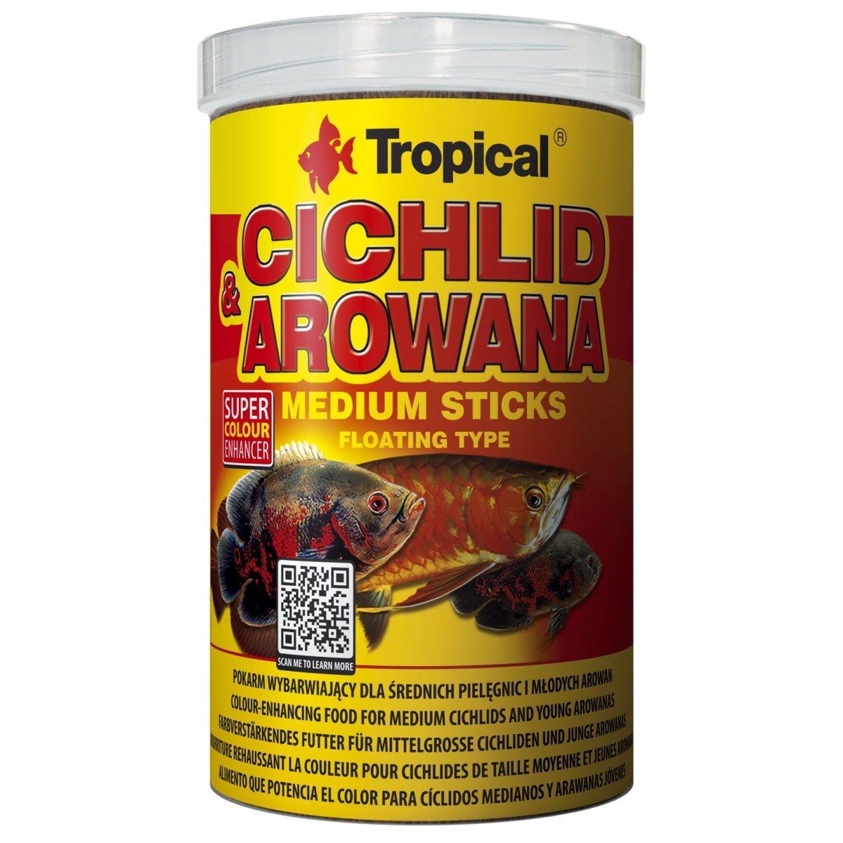 Tropical Cichlid & Arowana Medium Sticks (3.2oz)
