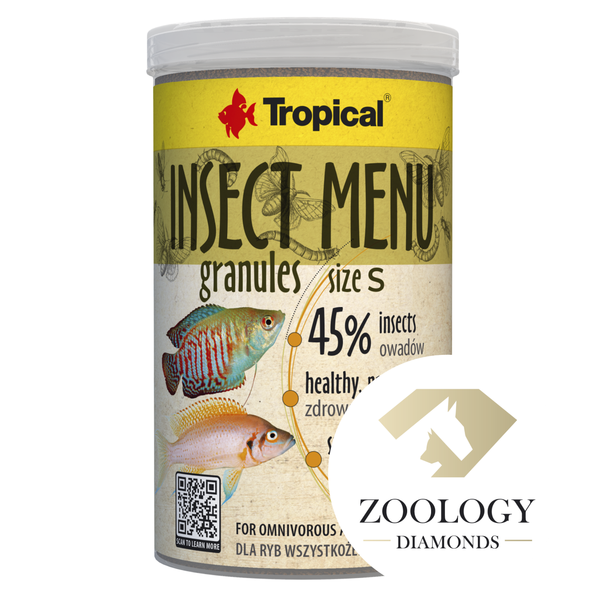 Tropical Insect Menu Granules S (4.8oz)