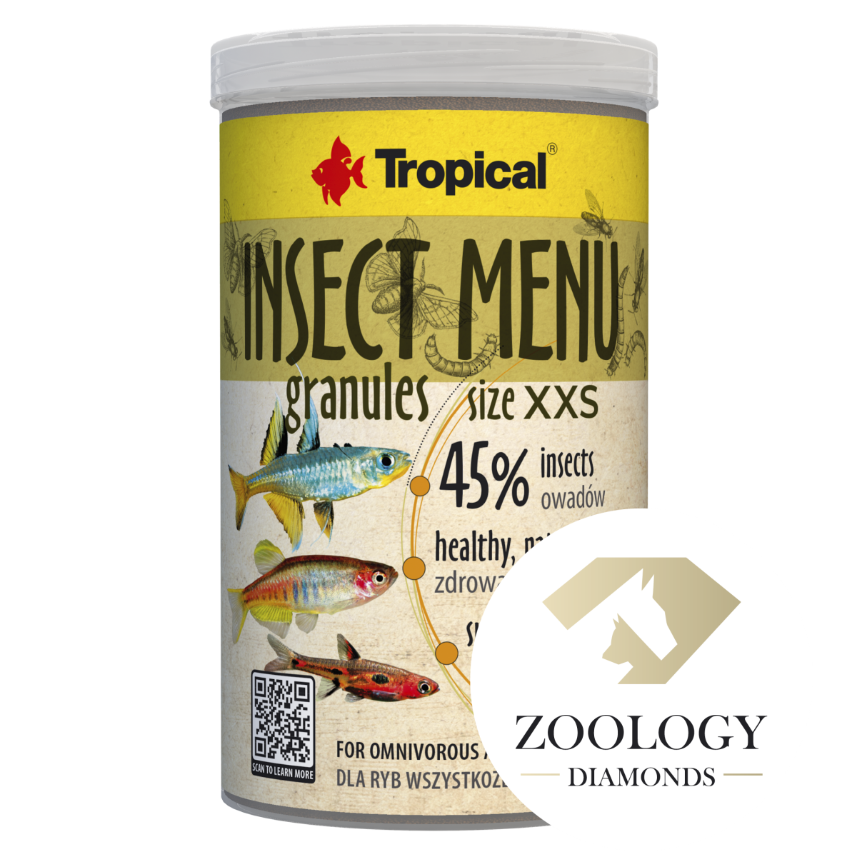 Tropical Insect Menu Granules XXS (2.3oz)