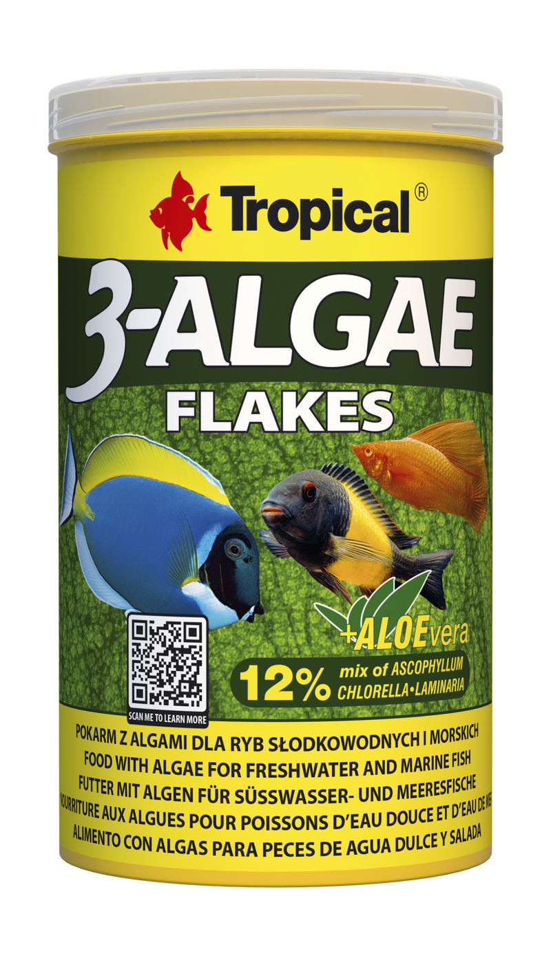 Tropical 3-Algae Flakes (1.8oz)