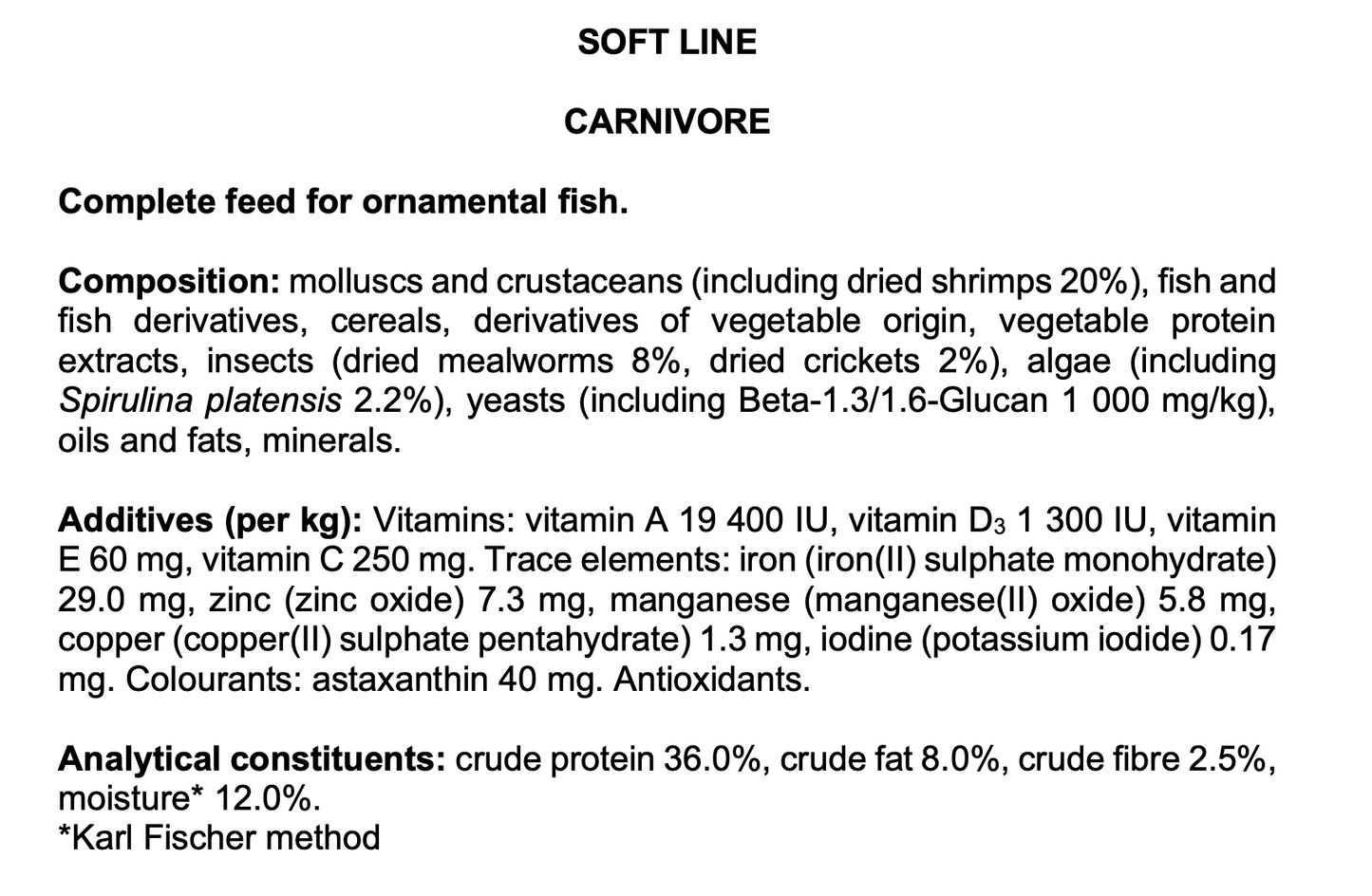 Tropical Soft Line Carnivore (11.3oz)
